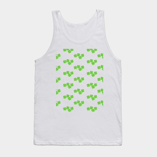 Four Leaf Clover Pattern Tank Top by Kelly Gigi